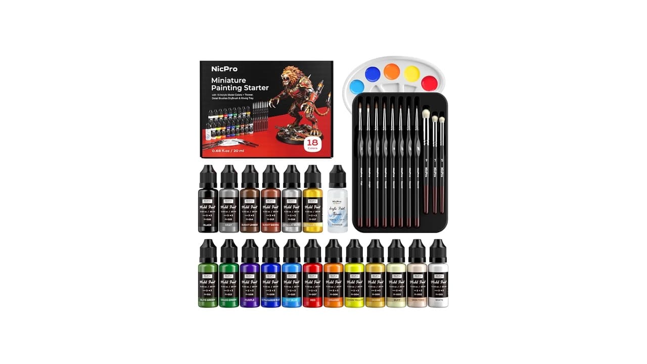 Melhor Kit de Pintura de Miniaturas: Guia Completo para Iniciantes e Profissionais