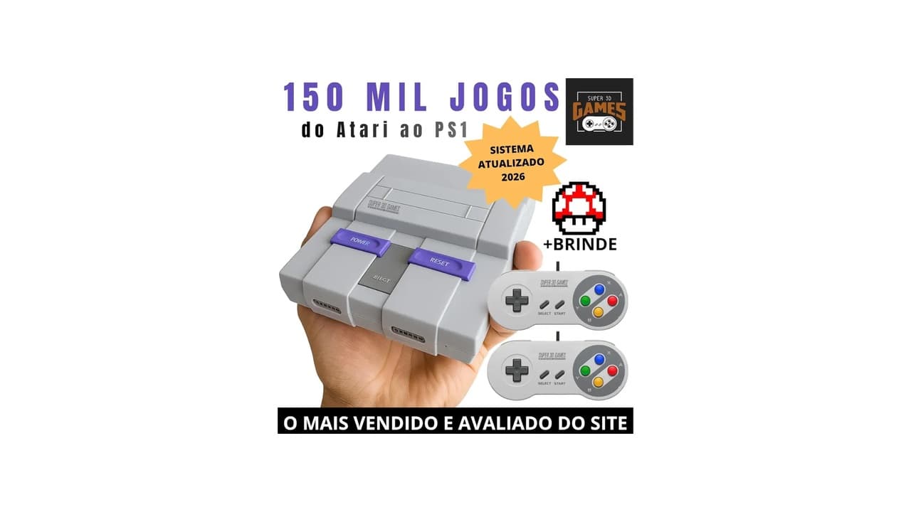 Melhor Retro Game Console: 8 Modelos com Jogos e Portabilidade