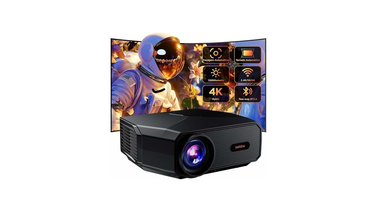Melhor Retroprojetor 4K: 12 Modelos com Foco Automático e WiFi 6