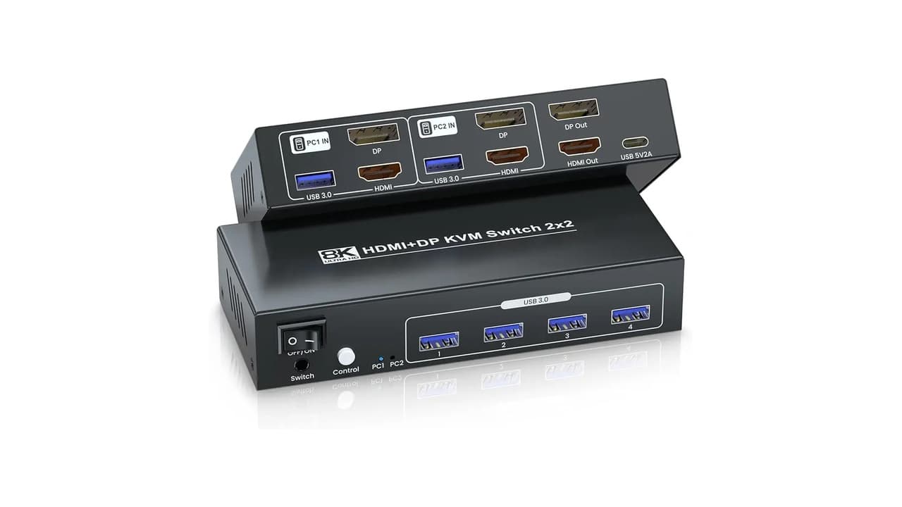 Melhor Switch KVM para Dois PCs: 7 Modelos para Profissionais e Gamers