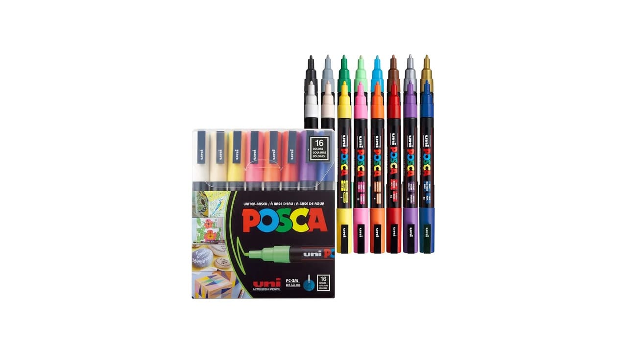 Melhor Tinta Posca: 12 Modelos para Arte, Tecido e Decoração!