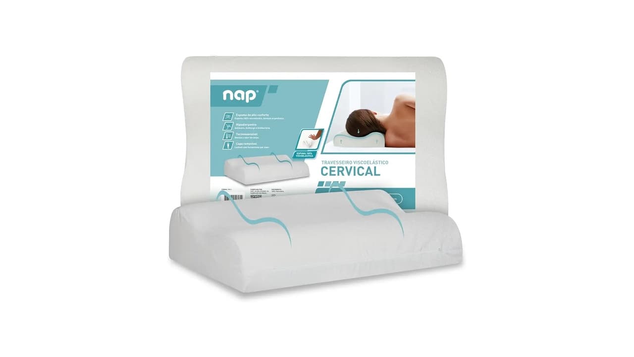 Melhor Travesseiro Cervical Ortopédico de Viscoelástico: 10 Modelos que Aliviam Dores