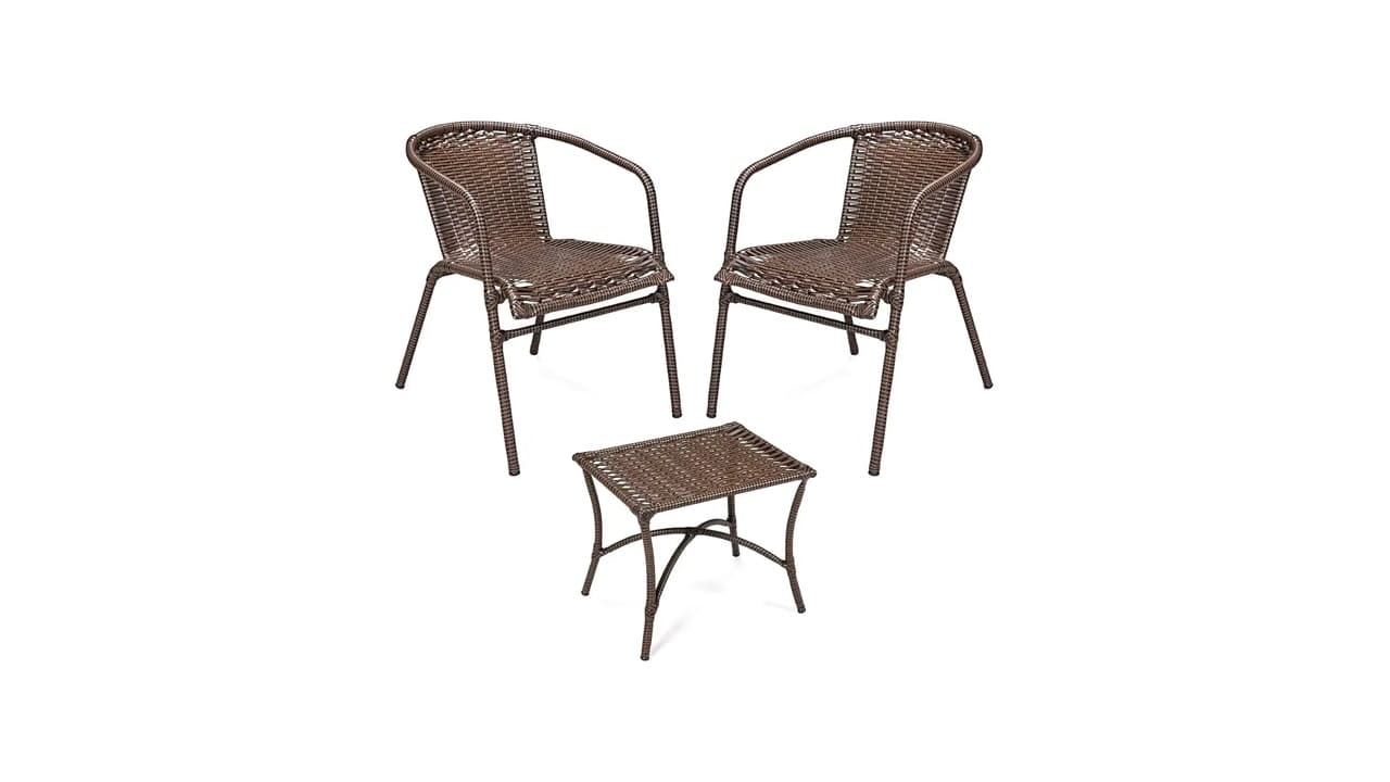 Melhor Conjunto de Mesa e Cadeiras para Jardim e Plástico