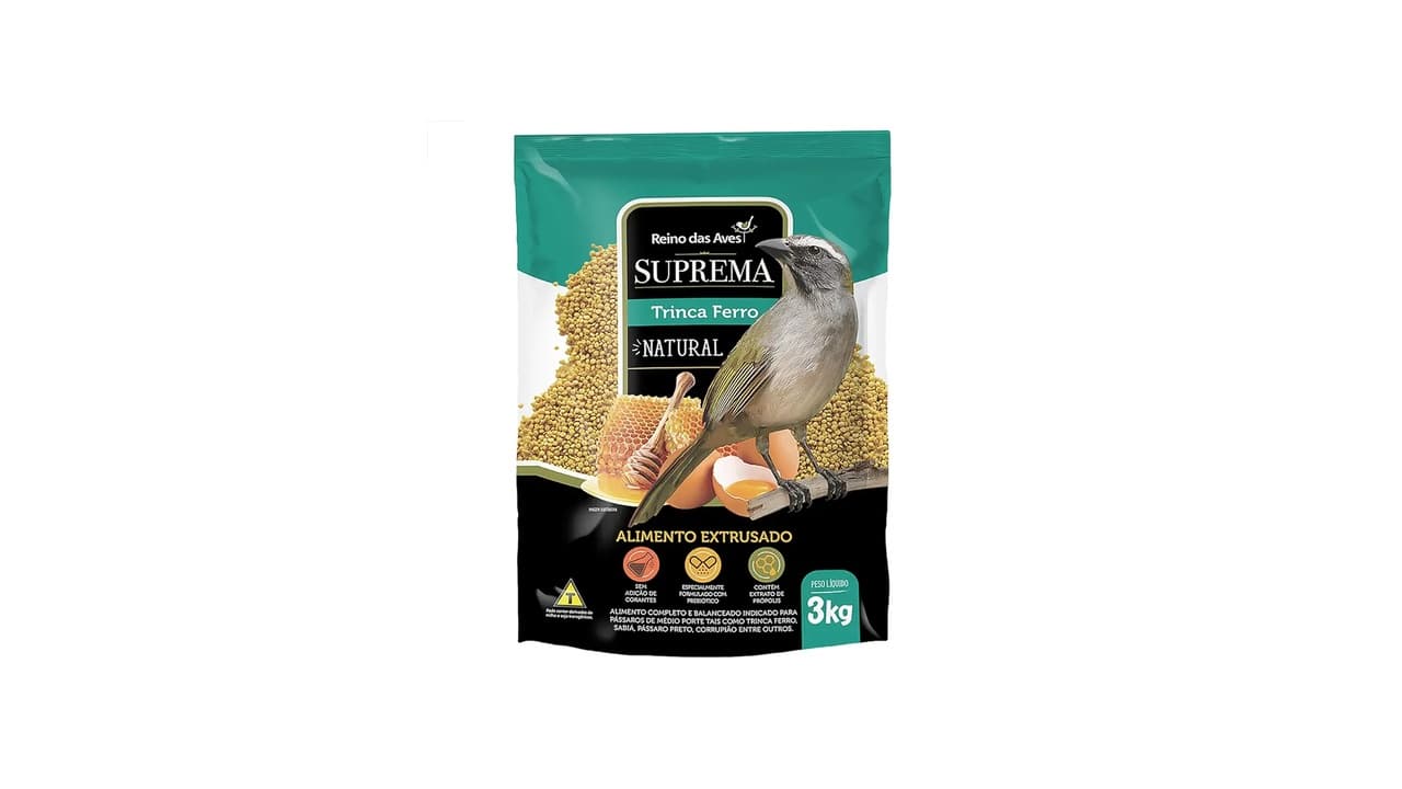 Melhor Ração Extrusada para Trinca-ferro: 5 Opções Super Premium
