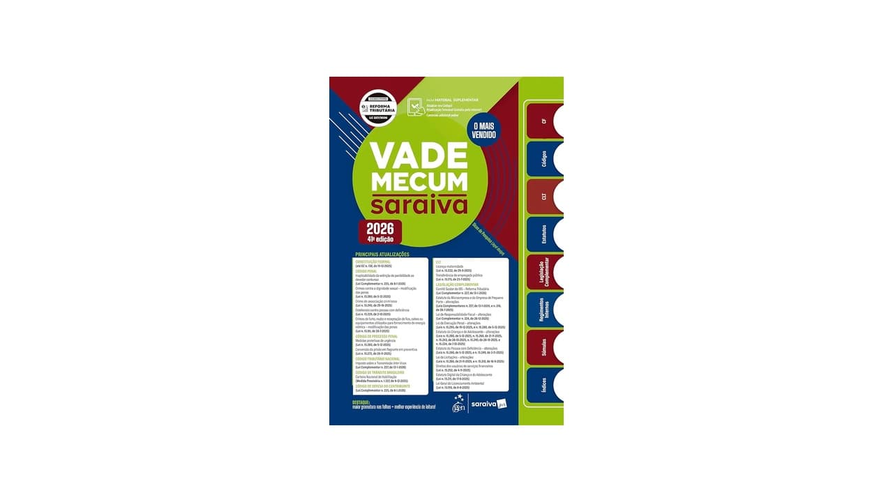 Melhor Vade Mecum 2026: Qual Escolher para Faculdade e Concursos?