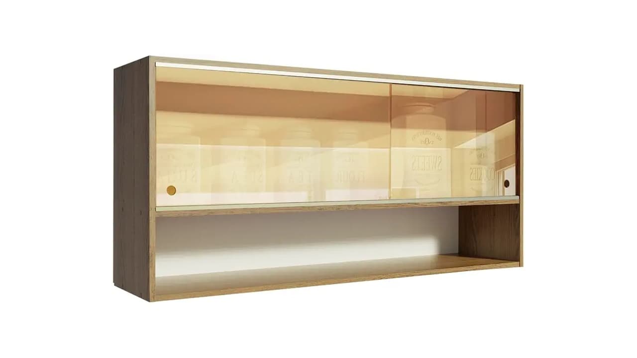 Qual o Melhor Armário Aéreo com Porta de Vidro? 7 Modelos para Cozinhas Modernas