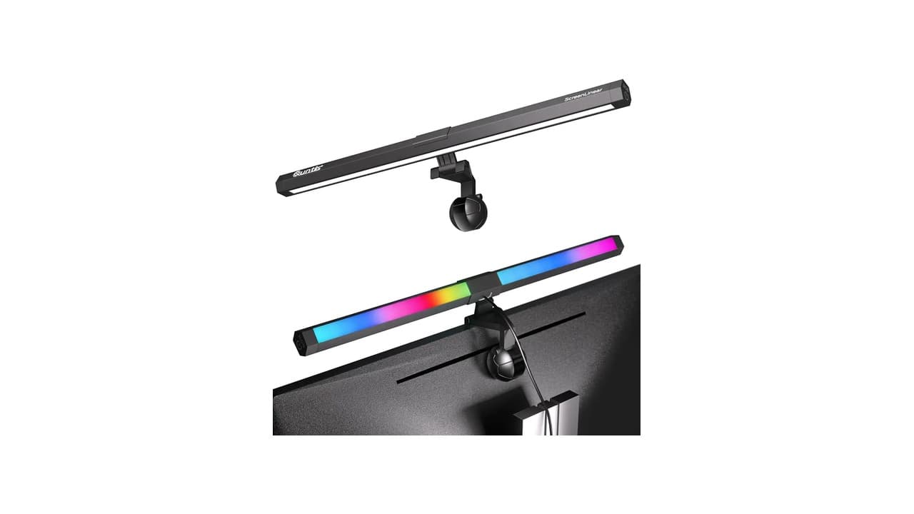 Qual Melhor Lâmpada de Monitor Screen Bar? 7 Modelos para Cuidar da Visão e Reduzir Cansaço Ocular