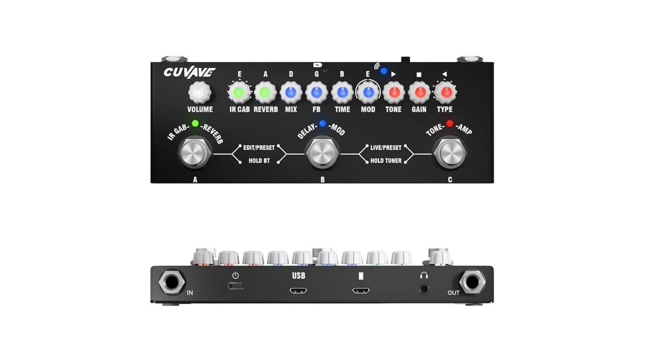 Qual a Melhor Pedaleira para Guitarra? Top 7 Modelos Multiefeitos com Bateria e Bluetooth