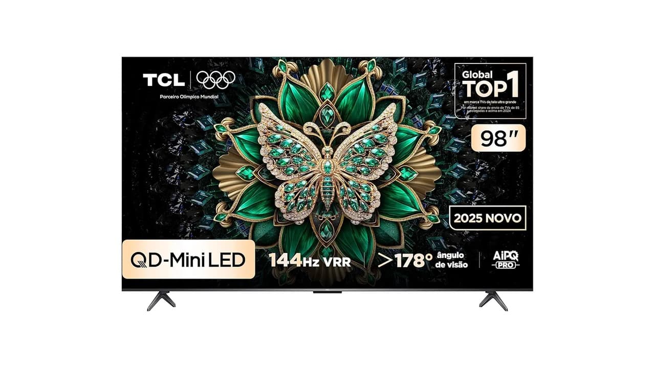 Qual a Melhor TV 98 Polegadas? Top 3 Modelos QLED e OLED para 2026