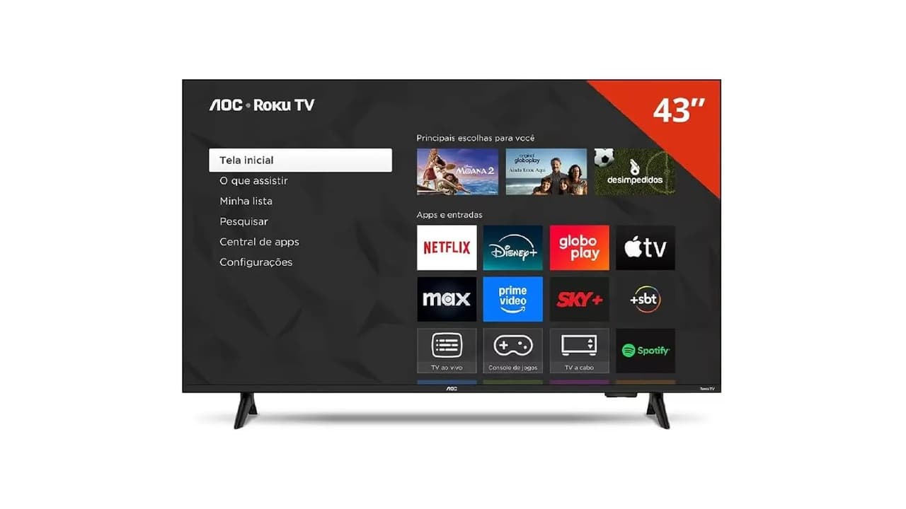 Qual a Melhor TV AOC Roku? Top 7 Modelos com Roku Integrado e Destaque